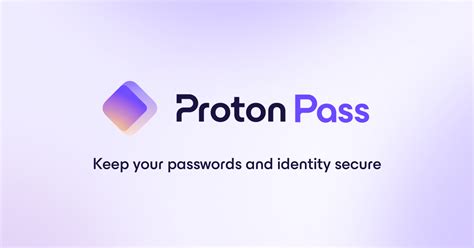 Proton Pass: Open Source Password Manager App.